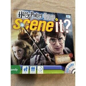 2011 Harry Potter - The Complete Cinematic Journey Scene It DVD Game CLEAN